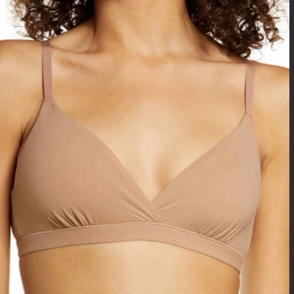 Skims Women's Tan and Brown Bra